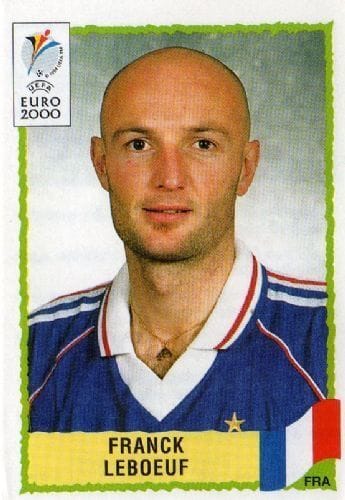 Photo Dédicacée Franck Leboeuf - Finale Coupe Du Monde 1998 France - Brésil