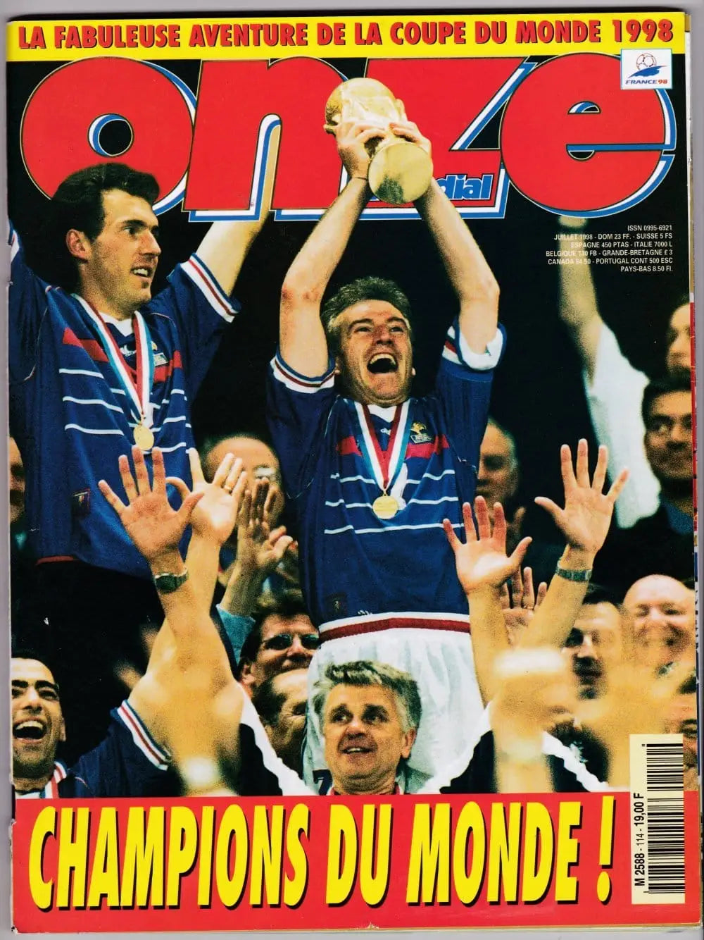 Magazine Onze Mondial N°11 Spécial Coupe Du Monde 1990 - Complet Avec Poster