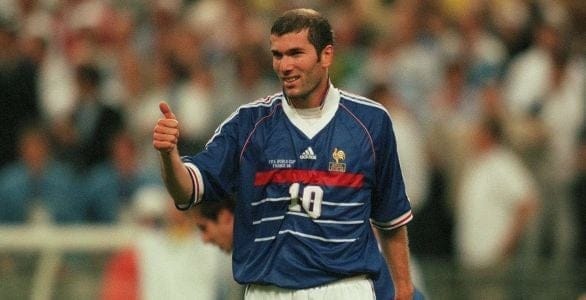 Maillot de foot zidane best sale