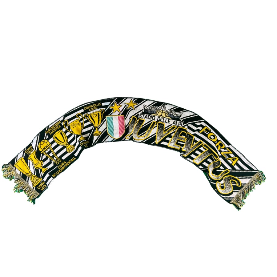 Écharpe De Supporter Juventus Turin - Officielle, Multicolore, Neuve Avec étiquettes