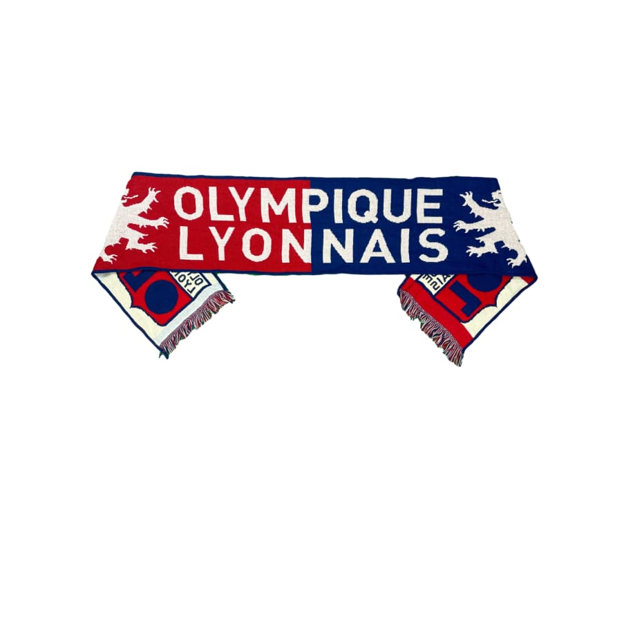 Écharpe Vintage OL – Olympique Lyonnais – VS Olympique Marseille – Très Bon état