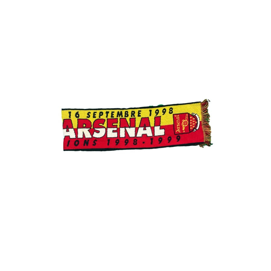 Echarpe de football vintage RC Lens - Arsenal saison 1998-1999 - Produit supporter - RC Lens
