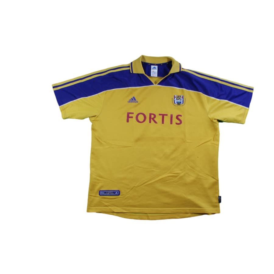 Maillot De Foot Adidas Domicile RSC Anderlecht Saison 2001 – Taille XL (47cm Poitrine) – Authentique Et Original