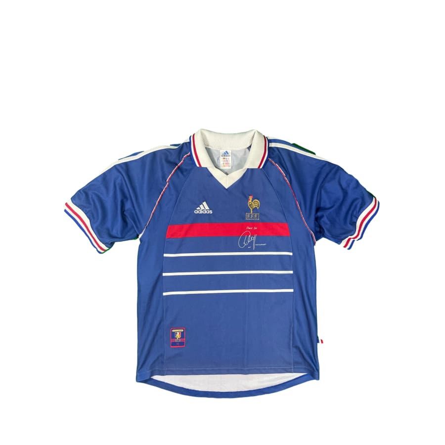 Maillot Adidas Equipe De France Domicile 1998-1999 - Taille M - état Correct