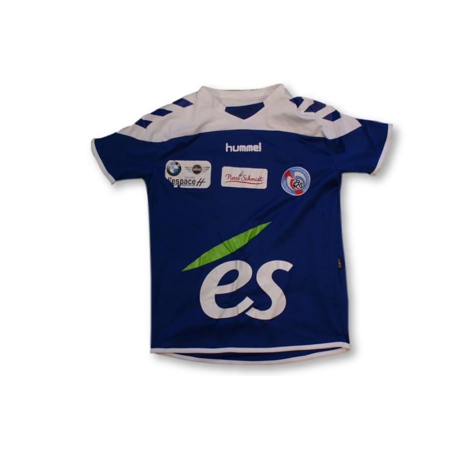 Maillot de football rétro domicile enfant RC Strasbourg Alsace MATTEO  2011-2012