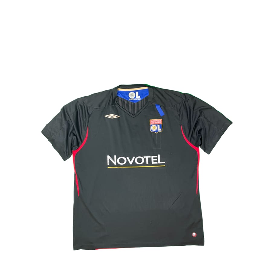 Maillot Umbro Olympique Lyonnais Noir Saison 2007-2008 Taille Maillot Umbro Olympique Lyonnais Noir Saison 2007-2008 Taille