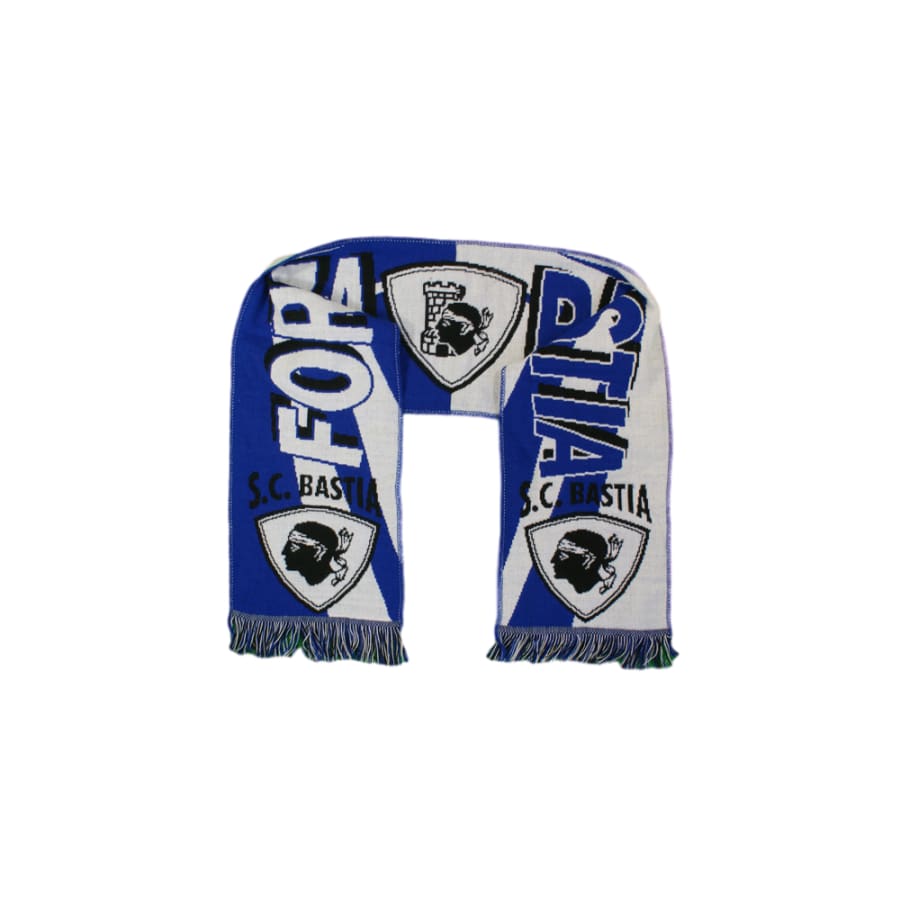 Écharpe De Football Du Equipement Frances SC Bastia Forza Écharpe De Football Du Equipement Frances SC Bastia Forza