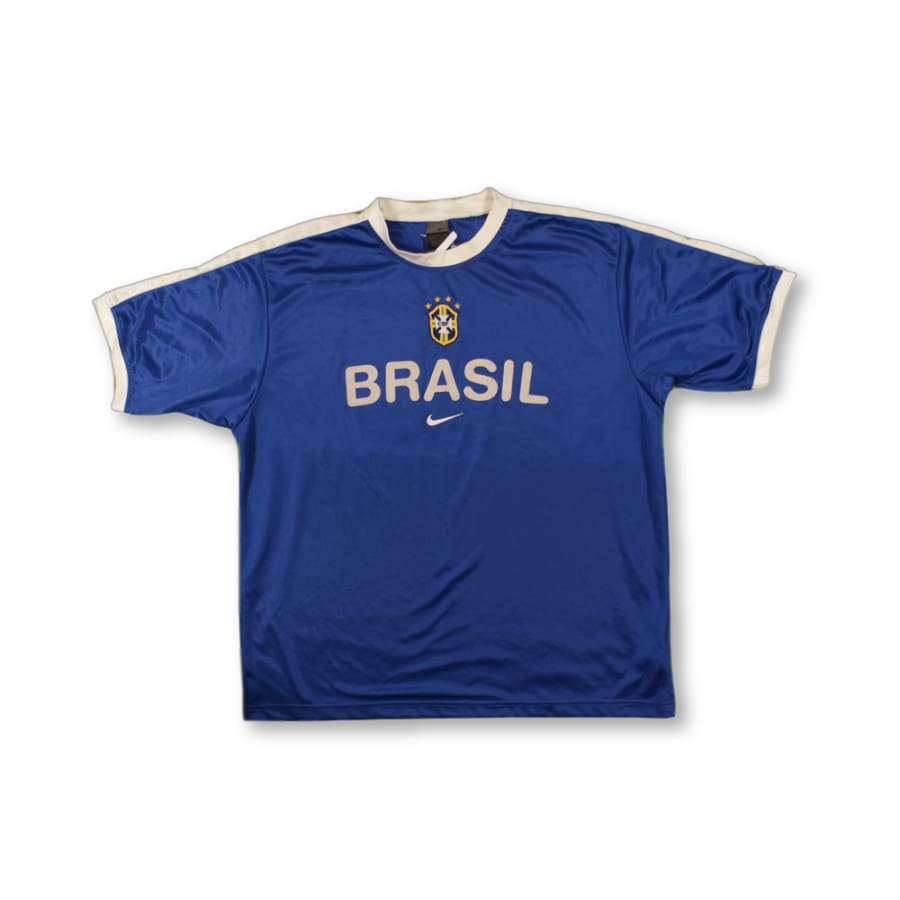 Maillot de foot retro entraînement Brésil étoiles