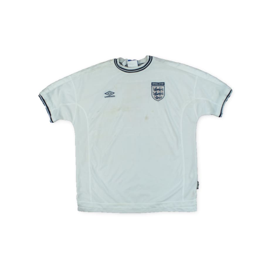Maillot Domicile Angleterre Umbro 1999-2001 Taille M - Blanc - Occasion Bon état