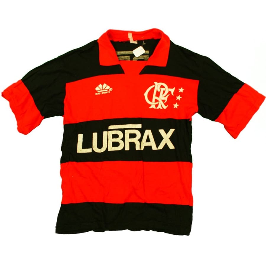 Maillot De Foot Rétro Domicile Flamengo Années 2000 – Nike – Taille L – Multicolore – Occasion Correct