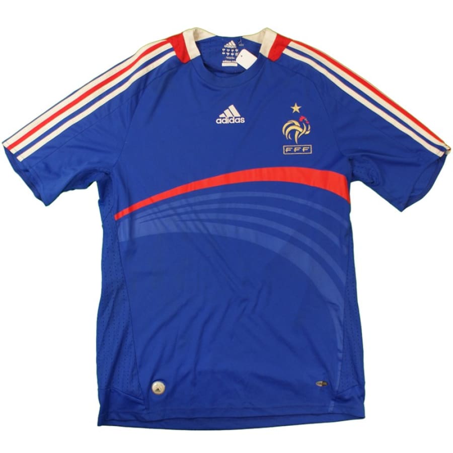 Maillot De Foot Vintage Domicile Equipe De France 2008 2010 main image 1
