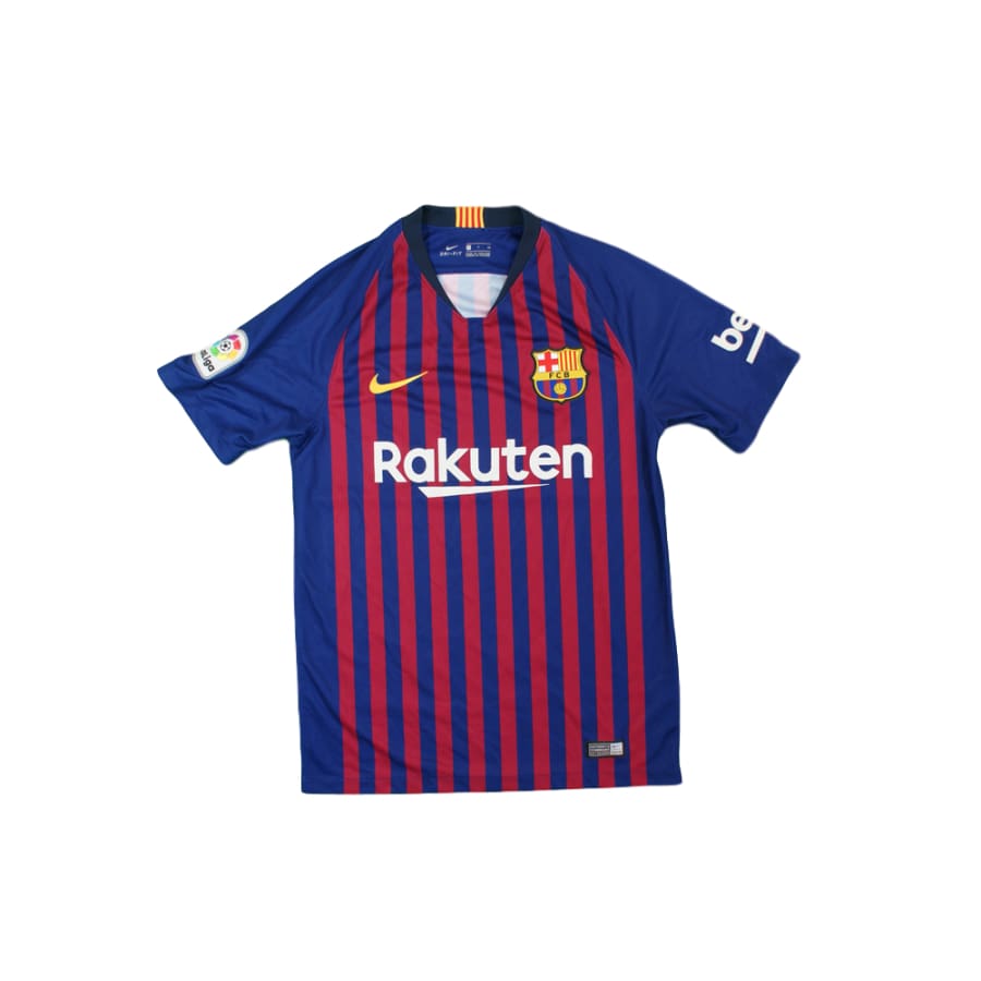 Maillot de football rétro domicile FC Barcelone 2018-2019