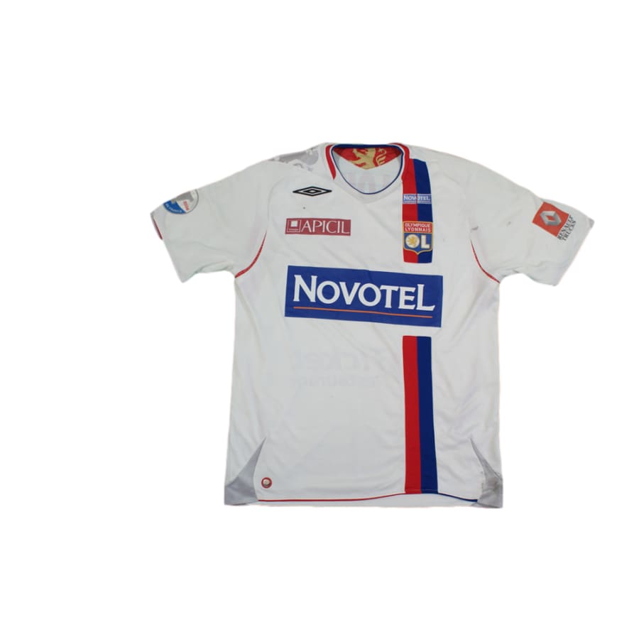 Maillot Vintage Olympique Lyonnais 2007/2008 – Umbro Blanc, Taille L