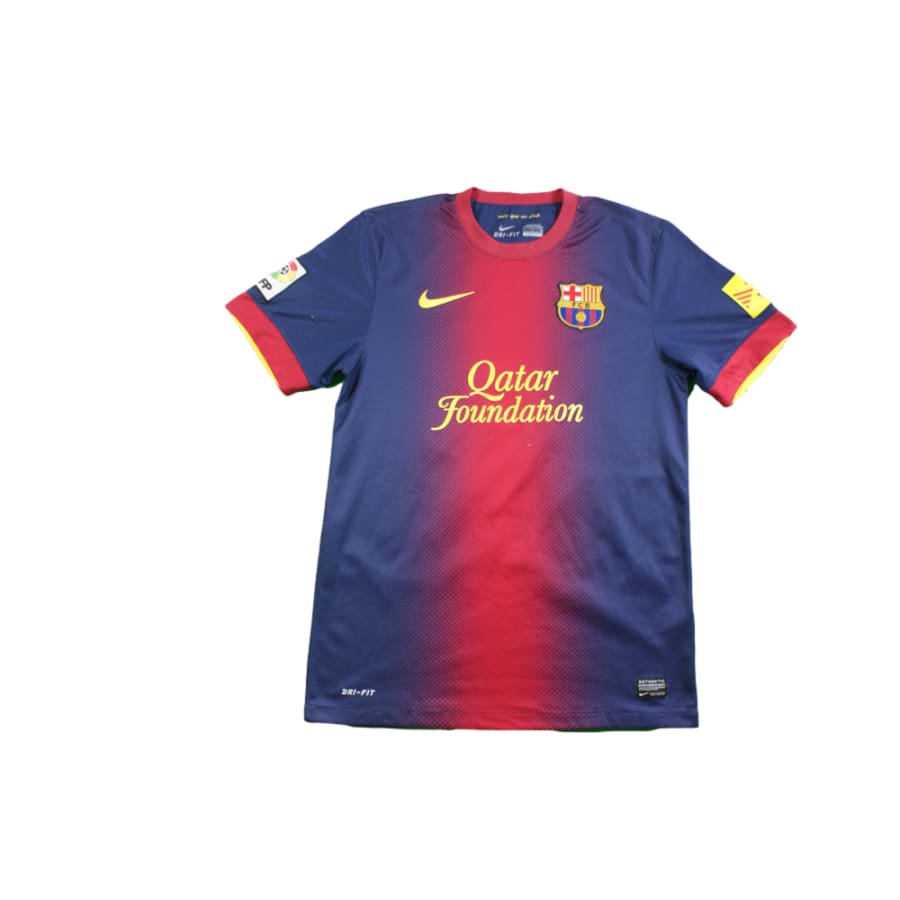 Maillot Domicile FC Barcelone 2012/2013 – Nike – Taille S – Messi – Occasion