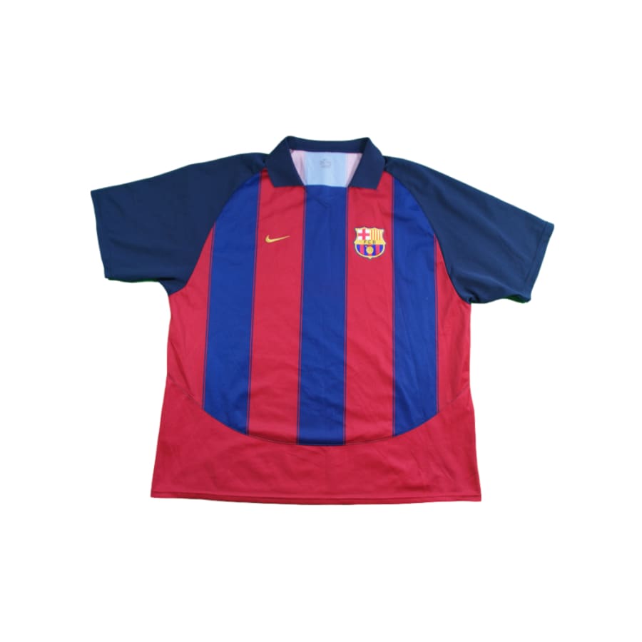 Maillot de football vintage domicile FC Barcelone 2003-2004 Maillot de football vintage domicile FC Barcelone 2003-2004
