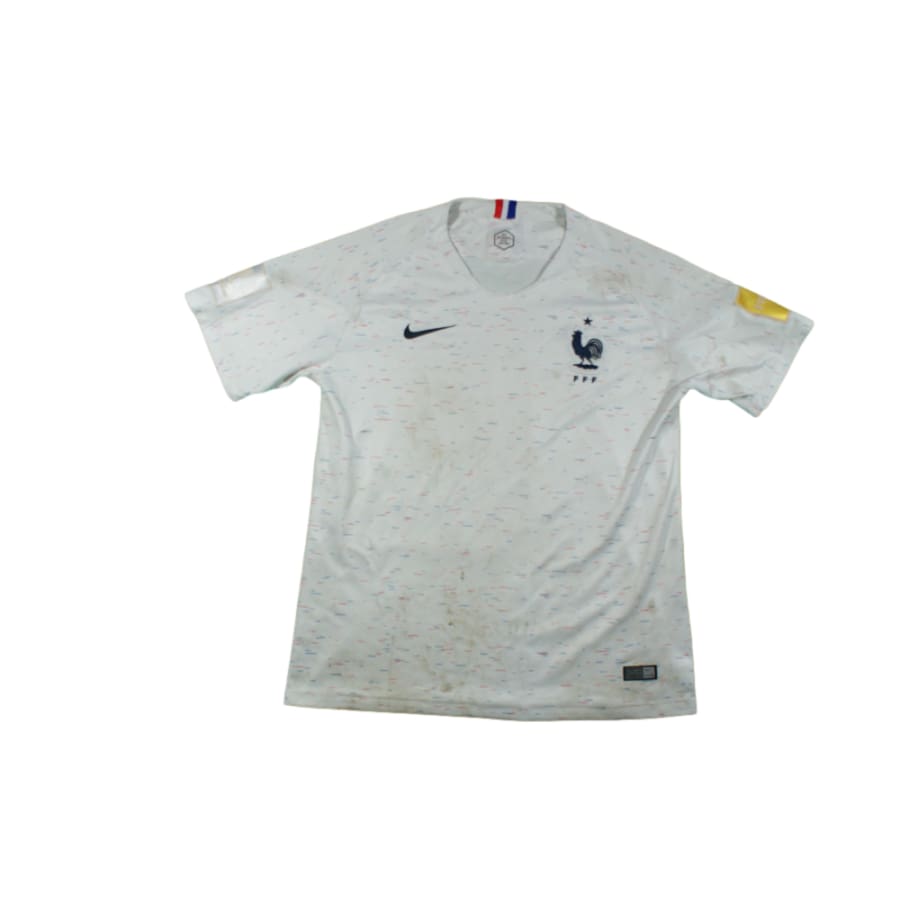 Maillot equipe de france 2 etoiles blanc nike outlet