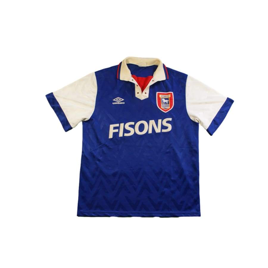 Maillot Vintage Ipswich Town FC Domicile 1992-1993 – Umbro, Taille XL