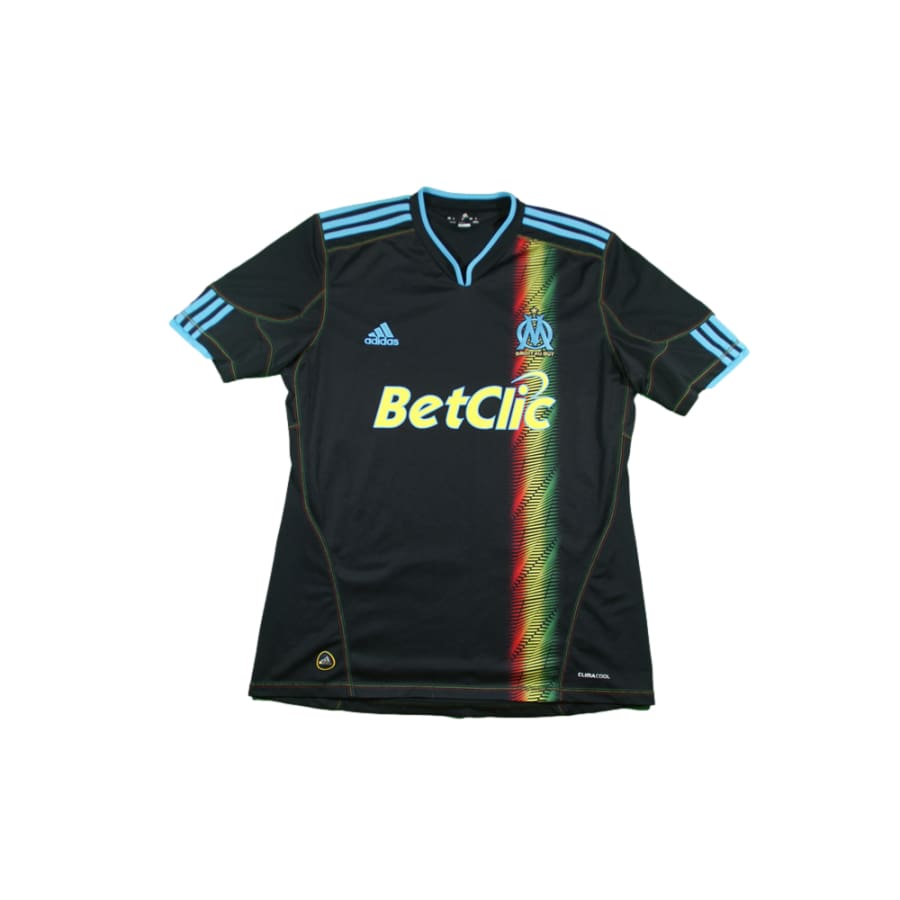 OLYMPIQUE DE MARSEILLE 2010/2011 FOOTBALL SHIRT SIZE XL PLAYER ISSUE TECHFIT