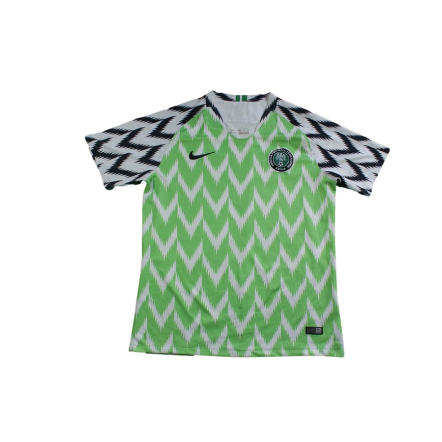 Maillot De Football Nigérian 1994 – Taille XL, Couleur Blanc, Adidas, Manches Courtes, Neuf