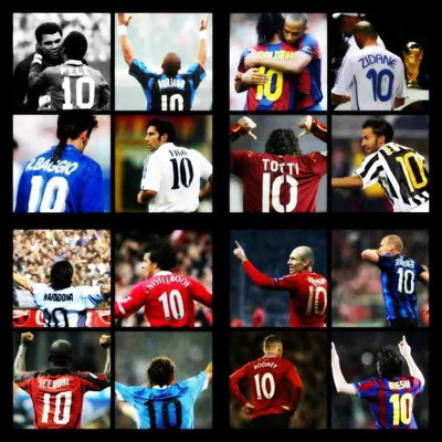 On te fait découvrir tous les maillots numéro 10 les plus célèbres