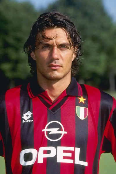 maillot vintage paolo maldini