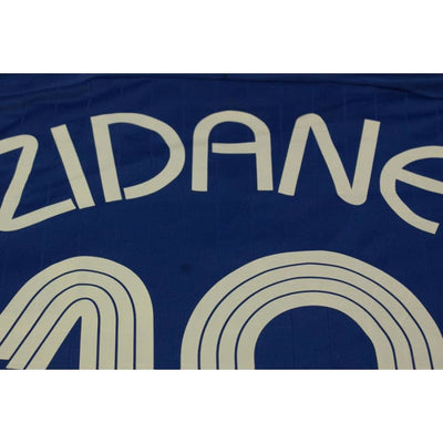 Maillot France vintage domicile N°10 ZIDANE 2006-2007 - Adidas - Equipe de France