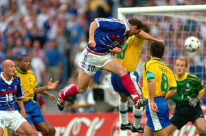 Maillot zidane 98 lors de son but de la tête