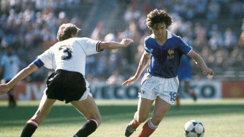 Didier Six Equipe de France 1982