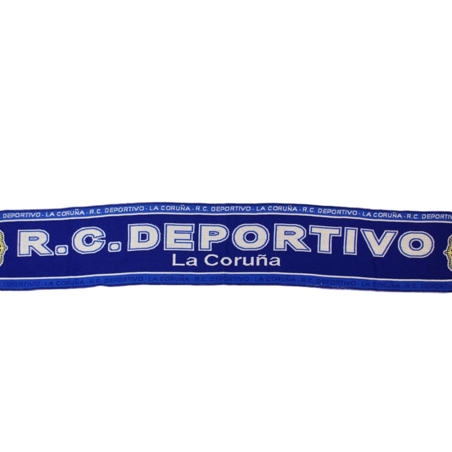 Echarpe de foot rétro Deportivo La Corogne années 2000 - Officiel - Deportivo La Corogne