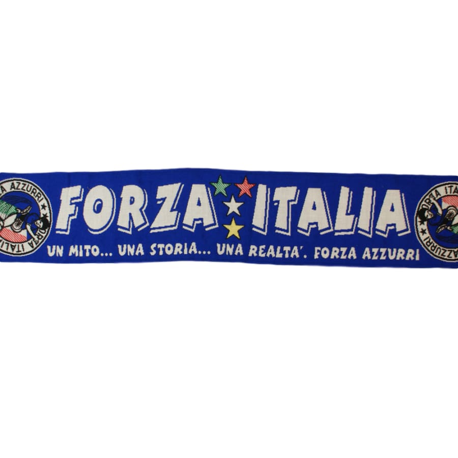 Echarpe de foot rétro équipe d’Italie Forza Italia années 2000 - Non-officiel - Italie