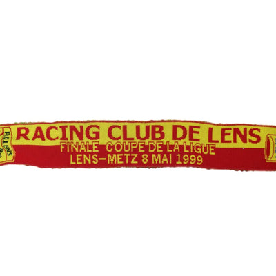 Echarpe de foot rétro Finale Coupe de la Ligue RC Lens / FC Metz 1998-1999 - Officiel - RC Lens