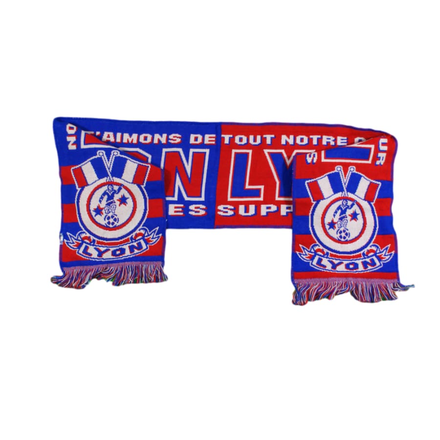 Echarpe de foot rétro Olympique Lyonnais années 2000 - Non-officiel - Olympique Lyonnais