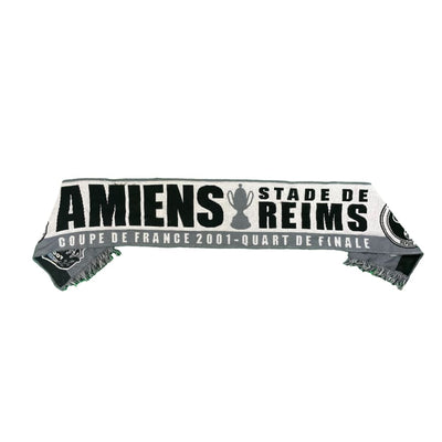 Echarpe de football vintage Amiens - Reims Coupe France saison 2000 - 2001 - Amiens