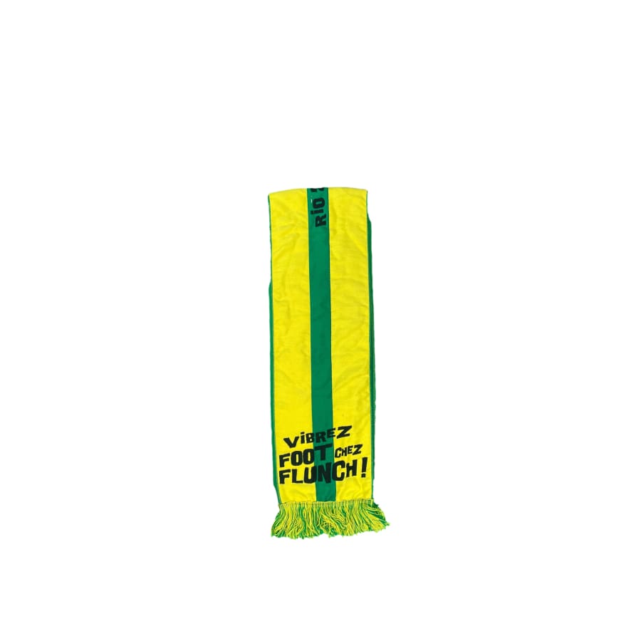 Echarpe de football vintage Coupe du Monde 2014 - Flunch Brésil