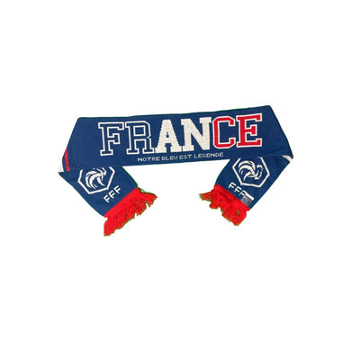 Echarpe de football vintage Equipe de France - Produit officiel FFF - Equipe de France