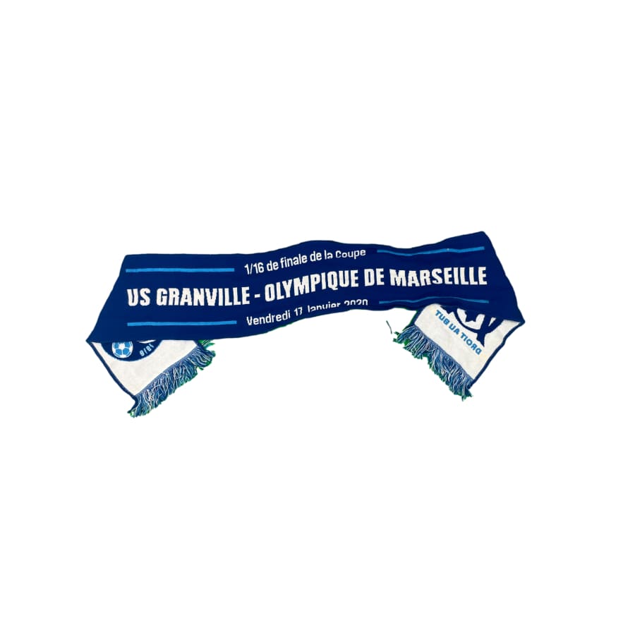 Echarpe de football vintage Granville-Olympique de Marseille Coupe de France saison 2019-2020 - Officiel - Olympique de Marseille