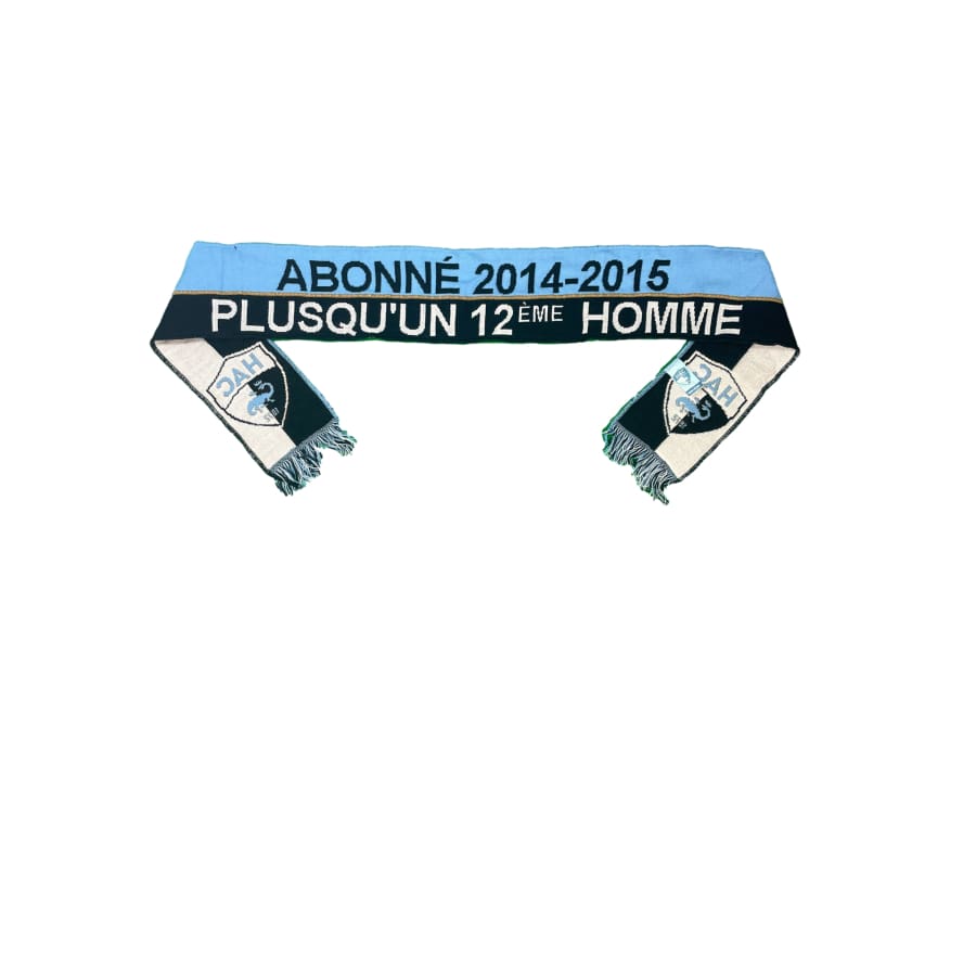Echarpe de football vintage Le Havre AC saison 2014 - 2015 - Officiel - Le Havre AC