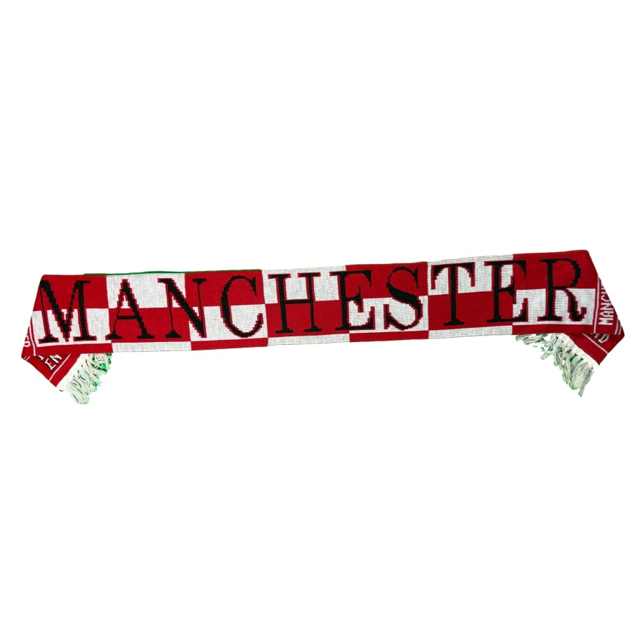 Écharpe Vintage Manchester United – Supporters, Foot Anglais, Unisexe