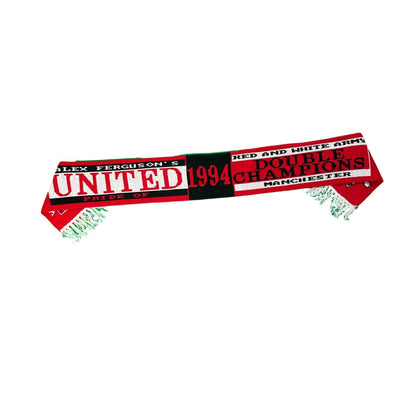 Echarpe de football vintage Manchester United saison 1993 - 1994 - Produit supporter - Manchester United