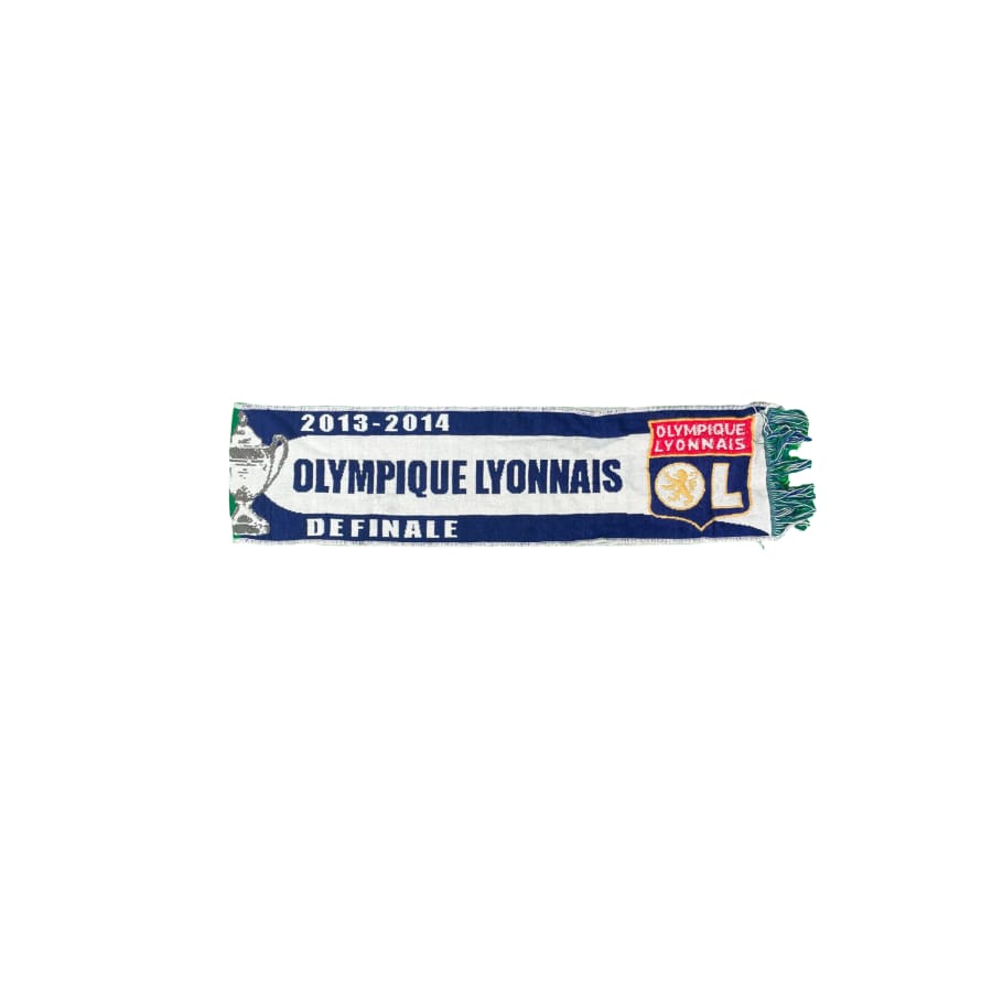 Echarpe de football vintage Olympique Lyonnais coupe France 2013-2014