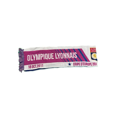 Echarpe de football vintage Olympique Lyonnais-Madrid saison 2011-2012 - Officiel - Olympique Lyonnais