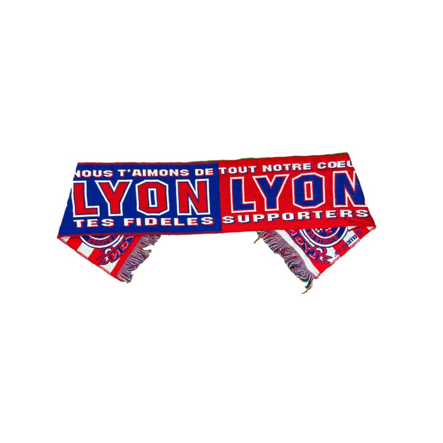 Echarpe de football vintage Olympique Lyonnais - Produit supporter - Olympique Lyonnais