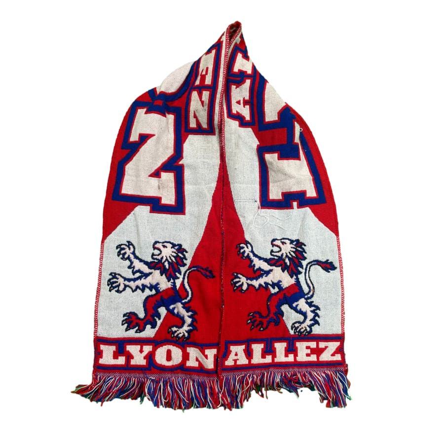 Echarpe de football vintage Olympique Lyonnais - Produit supporter - Olympique Lyonnais