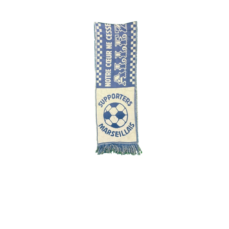 Echarpe de football vintage Olympique de Marseille - Produit supporter - Olympique de Marseille