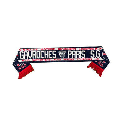 Echarpe de football vintage Paris Saint Germain Gavroches Non officiel Paris Saint Germain