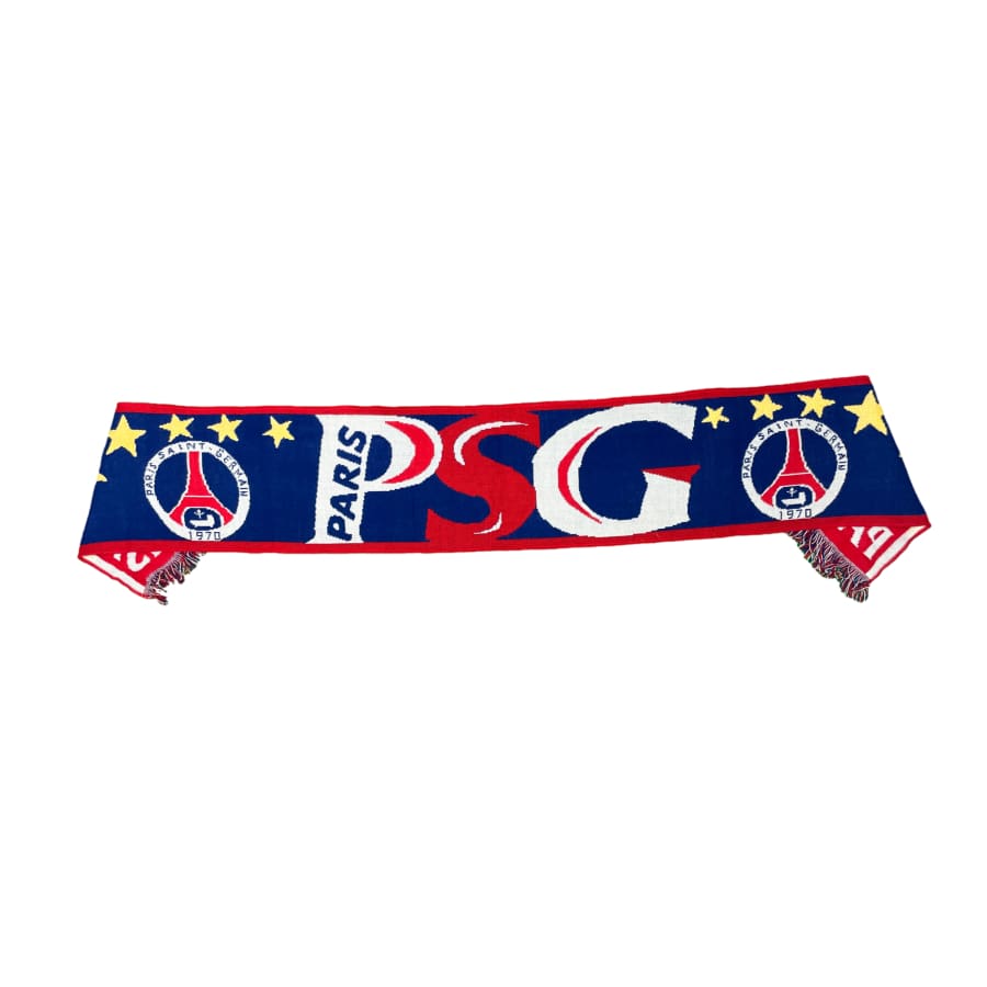 Echarpe de football vintage Paris Saint Germain Non officiel Paris Saint Germain