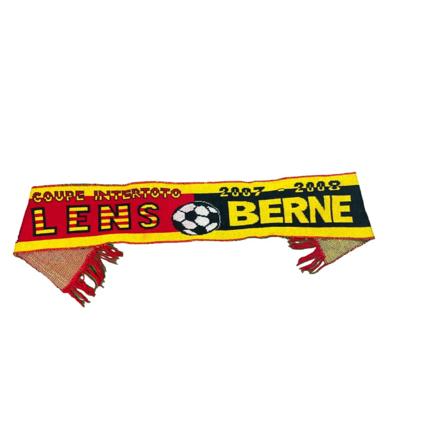 Echarpe de football vintage RC Lens - Berne saison 2007 - 2008 Produit supporter