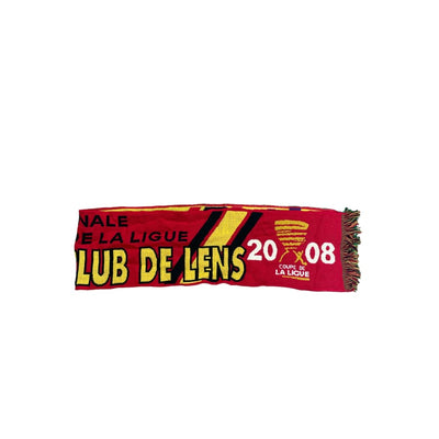 Echarpe de football vintage RC Lens Finale Coupe la ligue saison 2007 - 2008