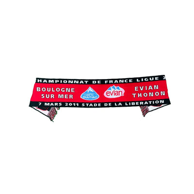 Echarpe de football vintage US Boilogne Evian Thonon saison 2010-2011 - Officiel - Boulogne