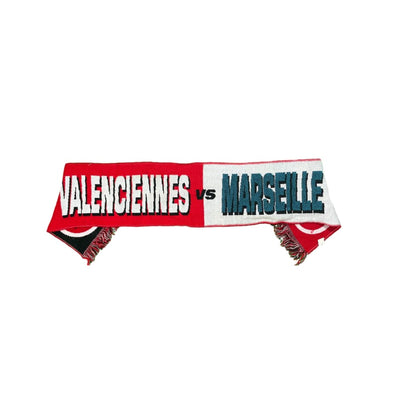 Echarpe de football vintage Valenciennes - Olympique Marseille - Produit supporter Valenciennes FC